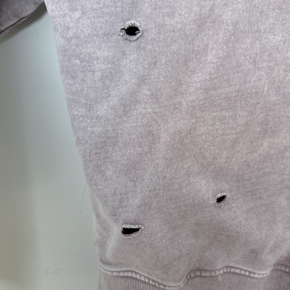 Falling Forward Free People Size Large Lavender Crewneck Sweater (A) - Picture 3 of 5